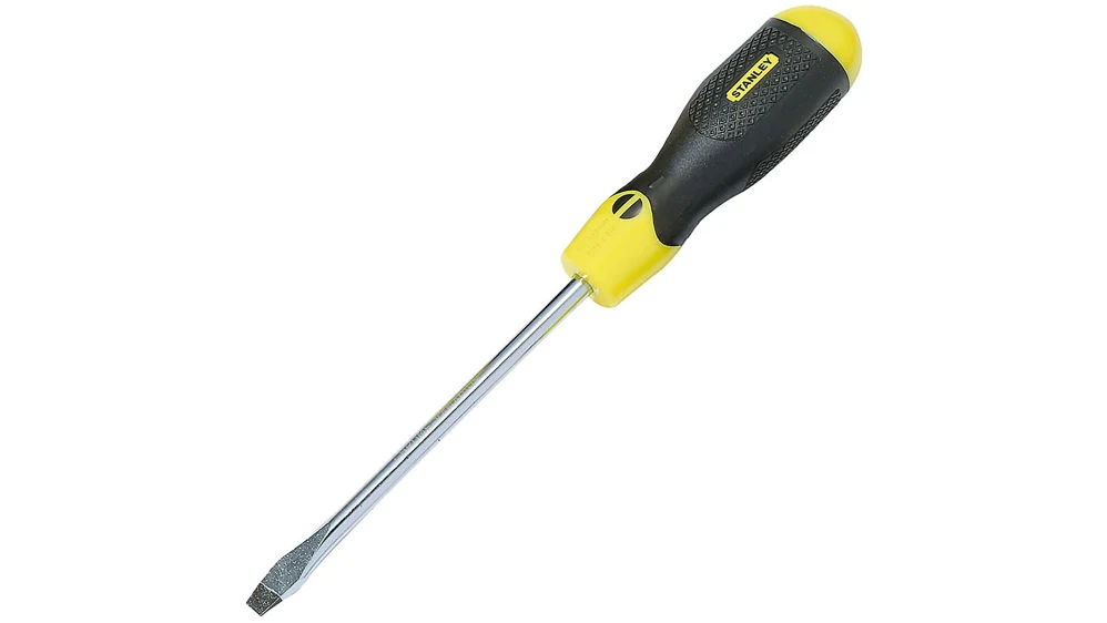 Flat Screwdrivers – All Sizes Available, Slotted-Tip Screwdrivers with Ergonomic Handles for General Repair, Assembly, Electrical and Workshop Use